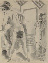 George Grosz - Burlesque Show, New York, 1932