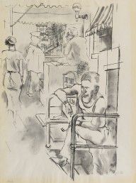 George Grosz - Street Scene, New York, 1932