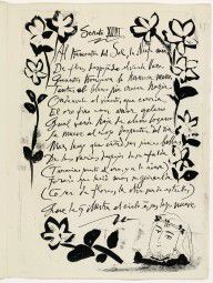 Sonnet XVIII (in-text plate, folio 13) from the illustrated book Vingt poëmes_(Print executed 1947)