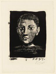 Head of a Young Boy (Tête de jeune garçon), state three_(November 7, 1945)