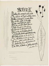 Sonnet X, While Competing (in-text plate, folio 65) from the illustrated book Vingt poëmes_(Print ex
