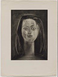 Portrait of Françoise of the Long Neck, state III_1946