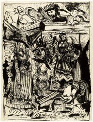 David and Bathsheba (After Lucas Cranach), state II_March 30, 1947