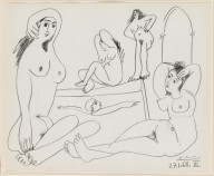 Pablo Picasso-Le Bain  27 January 1968  1968