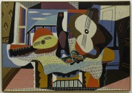 Pablo Picasso-Mandoline et guitare  1924
