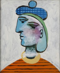Pablo Picasso-Marie-Thérèse au béret bleu  1937