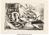 Pablo Picasso-Nature Morte Au Compotier  1945