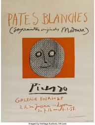 Pablo Picasso-Pates blanches  1958