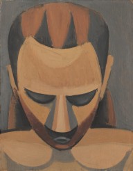 Pablo Picasso-Tête d'homme  1908