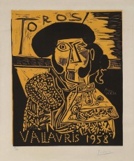 Pablo Picasso-Toros Vallauris  1958