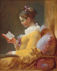 Young Girl Reading-ZYGR46303