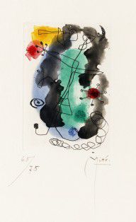 Joan Miró Espanja 1893-1983-Femme en colère.