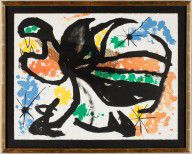 Joan Miró Espanja 1893-1983-JOAN MIRó, farglitografi, signerad med monogram