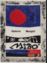 ZYMd-5505-Galerie Maeght, Miró, Oeurvres Récentes 1954