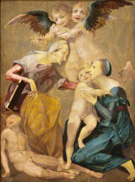 Rosso Fiorentino Giovanni Battista di Jacopo Allegory of Salvation with the Virgin and Christ Chi