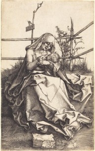 The Virgin and Child on a Grassy Bench-ZYGR6605