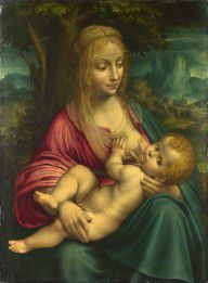 The Virgin and Child圣母子 1510, Follower of Leonardo da Vinci