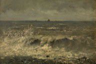 Alfred De Knyff - Rough sea