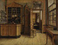 Henri De Braekeleer - The old inn 'loodshuis' in Antwerp