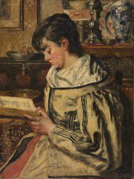 Henri De Braekeleer - Woman Reading
