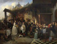 Henri Leys - Wedding in Flanders in the Seventeenth Century