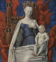 Jean Fouquet - Madonna surrounded by Seraphim and Cherubim D