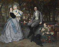 James_Tissot_-_Portrait_of_the_Marquis_and_Marchioness_of_Miramon_and_their_children