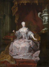 Matthias De Visch - Portrait of empress Maria-Theresia