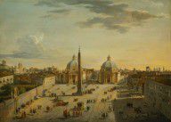 Giovanni Paolo Panini - View of the Piazza del Popolo, Rome, 1741