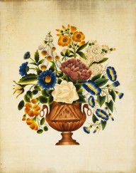 Unknown - Vase with Flowers, ca. 1820-1840