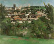 Wilbur Niewald - Kansas City, View from Greystone Heights IV, 1989