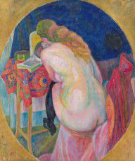 Robert Delaunay Nude woman reading 