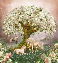16441716 unicorn-rose-tree-carol-cavalaris