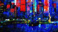 15734248_City_Kites_Lights_-_Painting