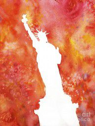 12845401_Statue_Of_Liberty_Fiery_Silhouette