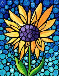 9583388_Standing_Tall_-_Sunflower_Art_By_Sharon_Cummings
