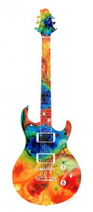 9868445_Colorful_Electric_Guitar_2_-_Abstract_Art_By_Sharon_Cummings