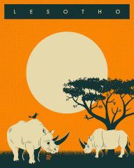 7799064_Lesotho_Travel_Poster