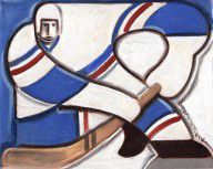 14628809_Abstract_Vintage_Hockey_Player_Art