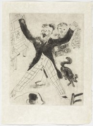 Nozdriov, plate XXII (supplementary suite) from Les Âmes mortes_1923-48