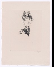 Self Portrait (Selbstportrait) from My Life (Mein Leben)_1922, published 1923