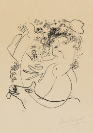 Marc Chagall-Die beiden Profile. 1957.