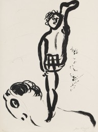 Marc Chagall-Gleichgewichtsk�nstler auf Pferd. 1956.