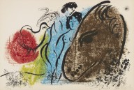 Marc Chagall-Le cheval brun. 1952.