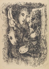 Marc Chagall-L�Inspiration. 1976.