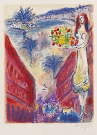 Marc Chagall-Avenue de la Victoire in Nizza. 1967.