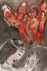 Marc Chagall-Chagall, M., Drawings for the Bible. (Dessins pour la Bible).Mitb 48 Orig.-Lithographie