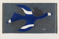 Georges Braque-Vol de nuit (Oiseau XII). 1957.