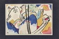 Wassily Kandinsky-Der Blaue Reiter. Hrsg. von (W.) Kandinsky und Fr. Marc. Mit b2 sign. Orig.-Farbho