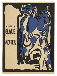 Wassily Kandinsky-Holzschnitt f�r den Almanach Der Blaue Reiter. 19121914.